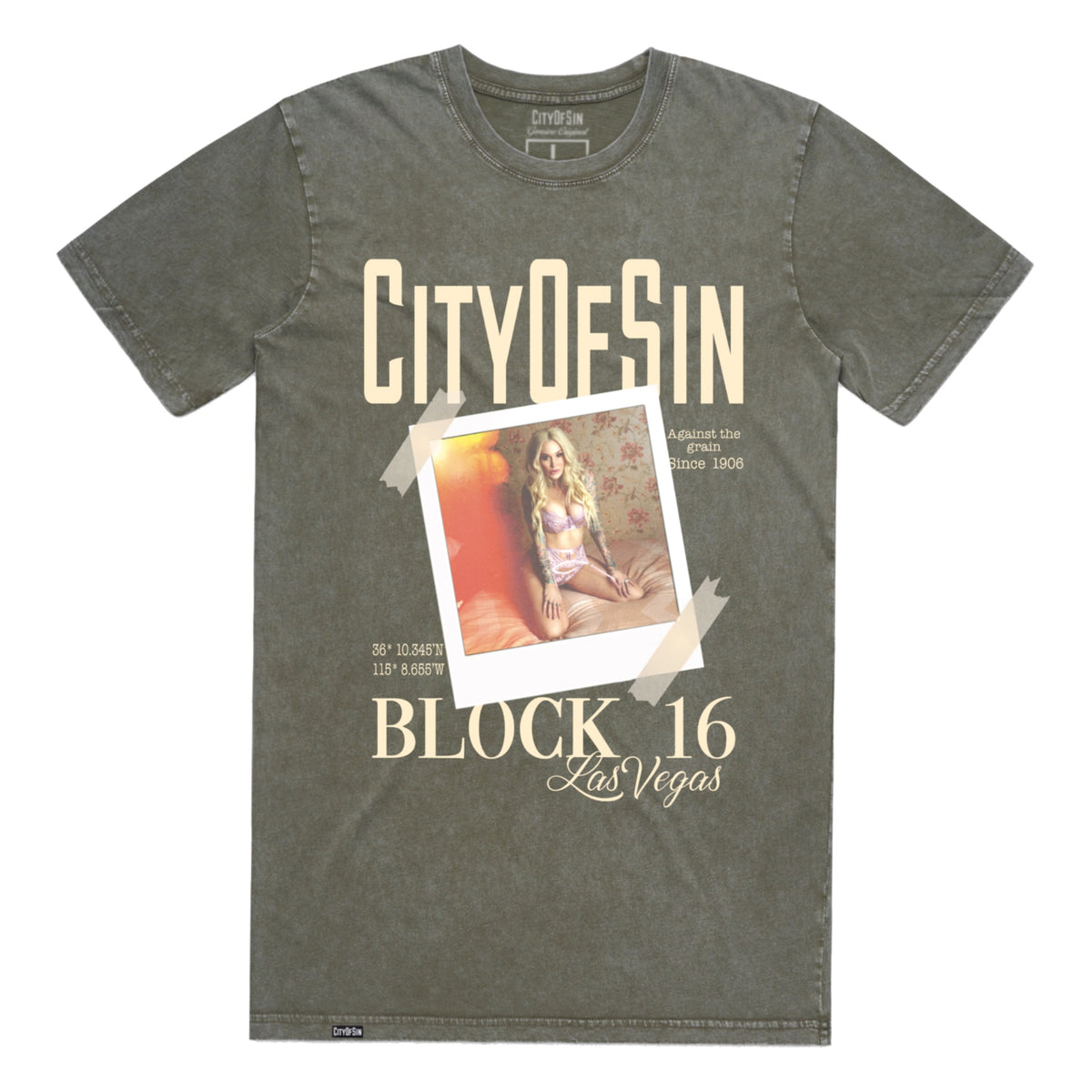 Vintage Polaroid tee – City Of Sin