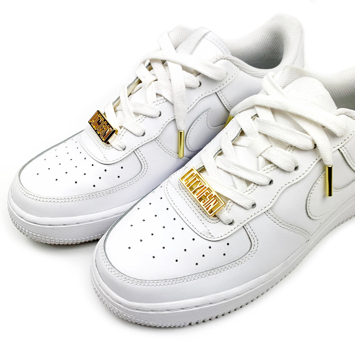 Premium All-Gold Shoelace Charms to Adorn Your Shoes