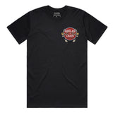 Two face tattoo tee