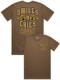 Smiles n Cries Tattoo gold logo tee