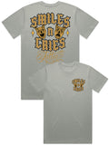 Smiles n Cries Tattoo gold logo tee