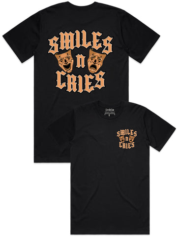 Smiles n Cries copper tee