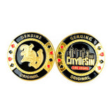 Lucky Gold Poker Chip