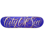 City Script Skate Deck